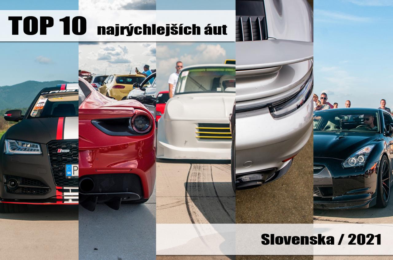 10 najrýchlejších áut Slovenska